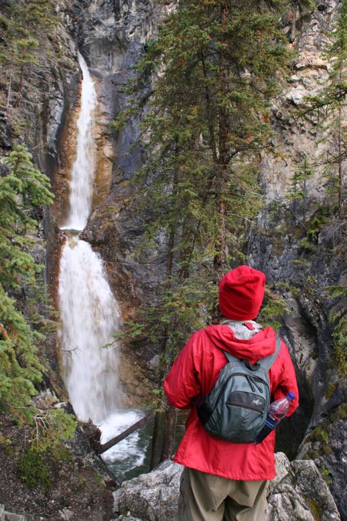 Silverton Falls near Lake Louise is a great stop on your way to or from Lake Louise