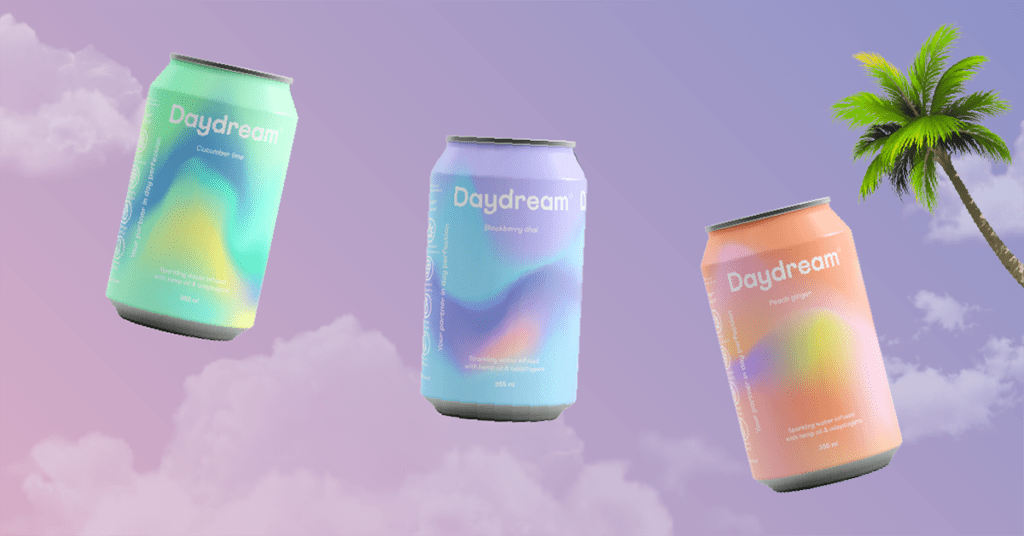 cans of daydream drinks