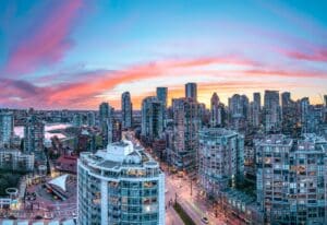 A overhead view of yaletown
