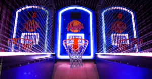 sports dates in Edmonton _ arcade basketball