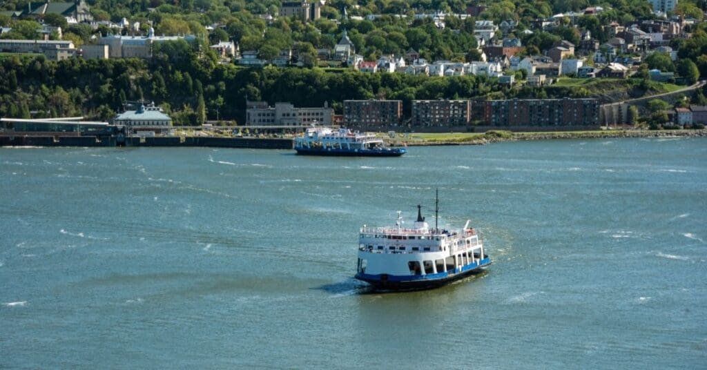 ride the quebec city-levis ferry - family-friendly places to go in Quebec