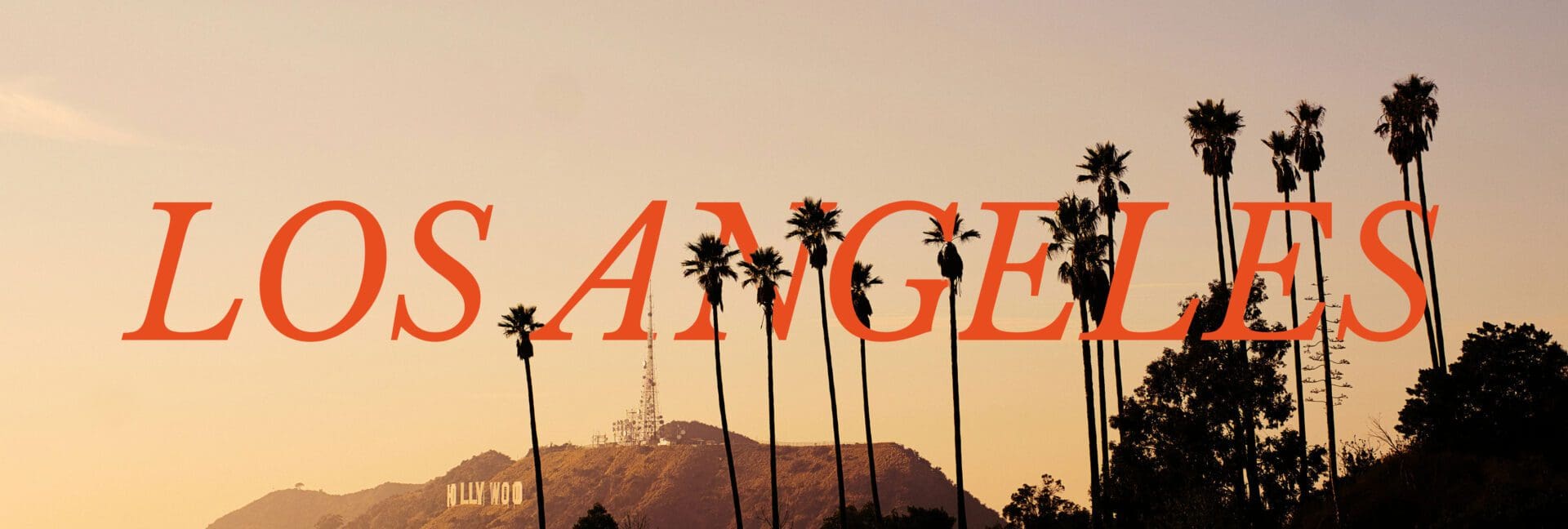 Los Angeles date night background banner