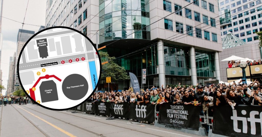 tiff festival street map