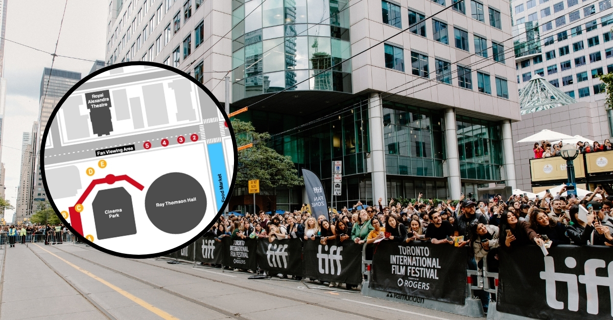 tiff festival street map