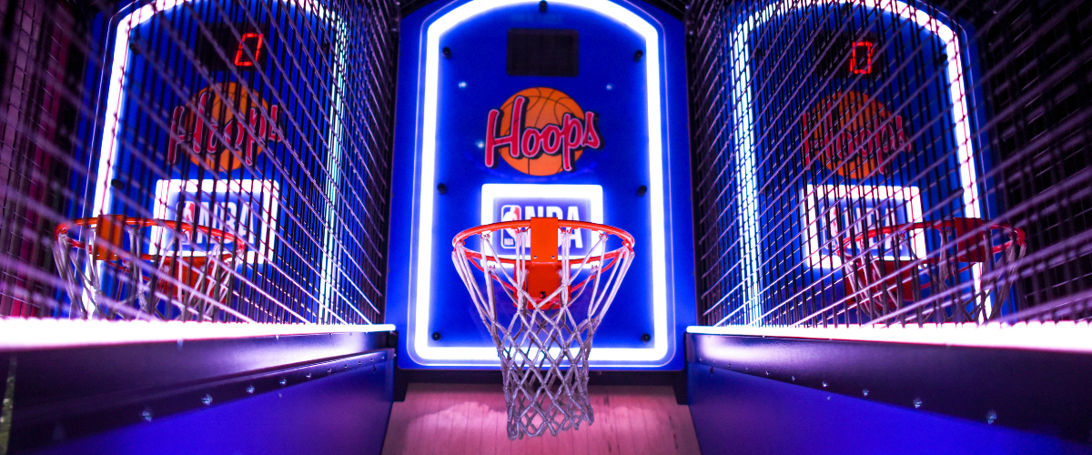 sports dates in Edmonton _ arcade basketball