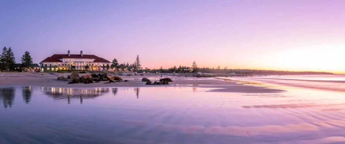 WhitePointBbeachResortatsunset-1-scaled
