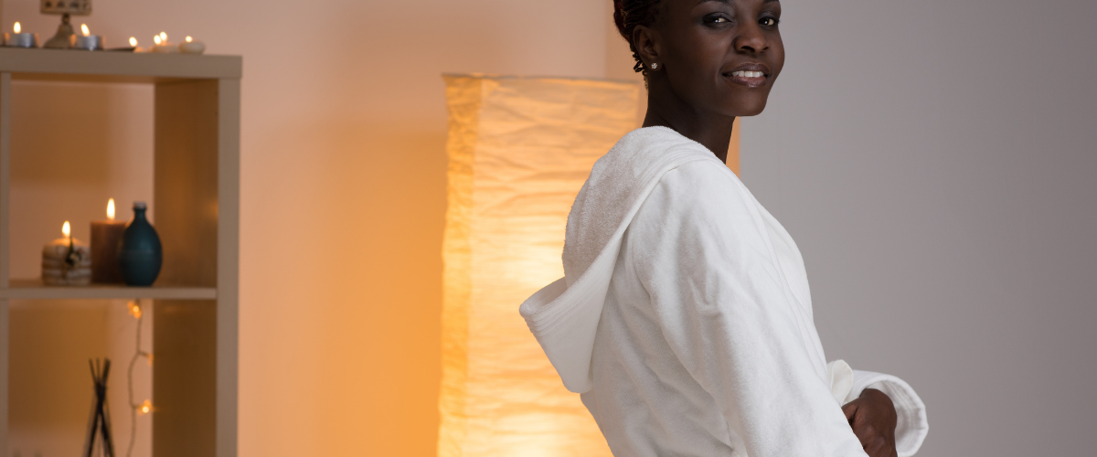 Woman at a Spa