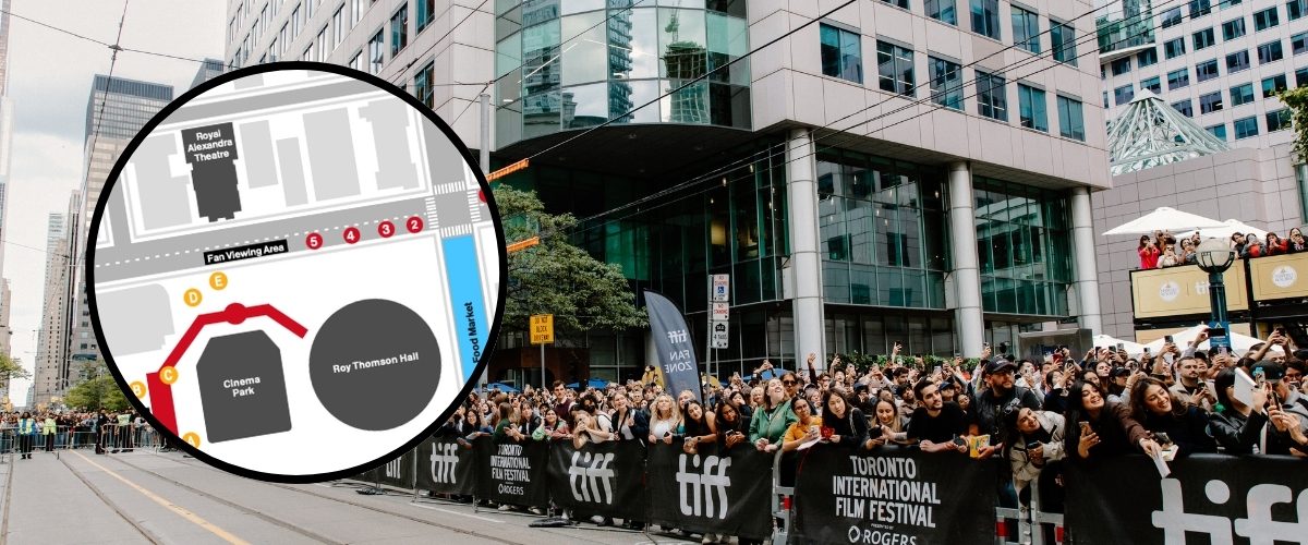 tiff festival street map