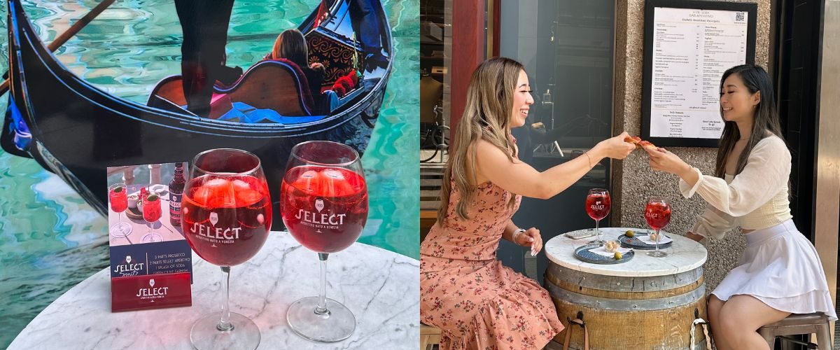 select spritz happy hour at david rocco bar aperitivo